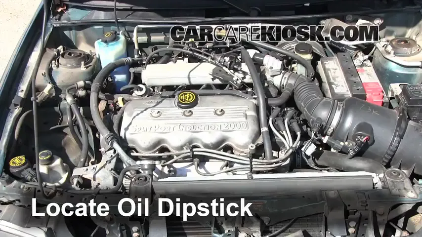 1997 Mercury Tracer LS 2.0L 4 Cyl. Sedan Oil Check Oil Level